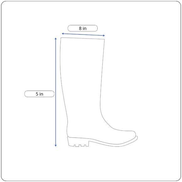 Crocs Children’s Blue Rubber Waterproof Handle It Rain Boots Size C11 - Picture 11 of 11